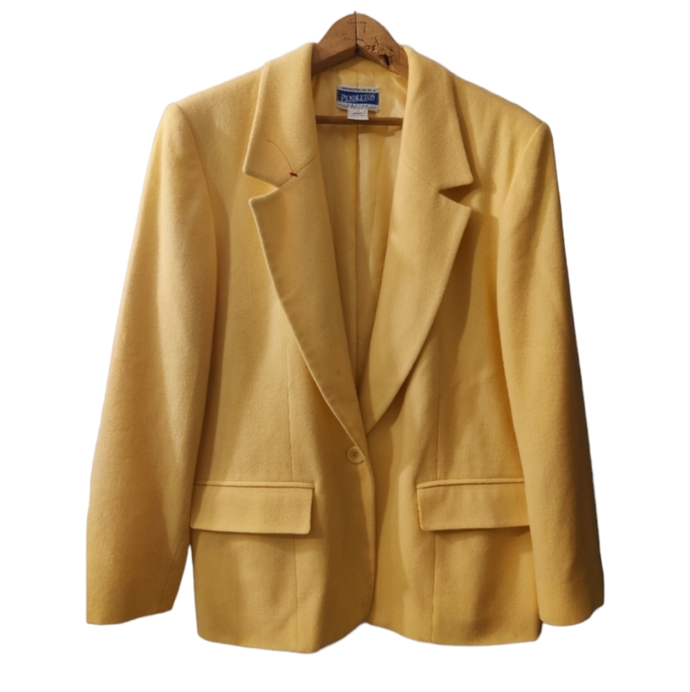 Pendleton Petites 100% Virgin Wool Blazer/Jacket Size 14